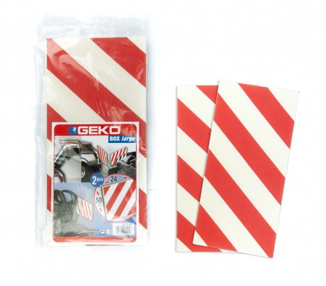 1810 05 Geko Box Large 2 paneles adhesivos a prueba de golpes garaje 50x24 cm