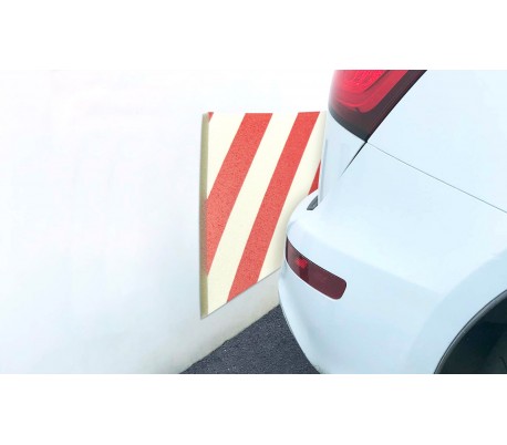 1810 05 Geko Box Large 2 paneles adhesivos a prueba de golpes garaje 50x24 cm