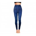 F327 Leggings térmicos efecto denim mod. Hera con interior de felpa azul F327 Leggings térmicos efecto denim mod. Hera con interior de felpa azul