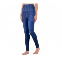 F327 Leggings térmicos efecto denim mod. Hera con interior de felpa azul F327 Leggings térmicos efecto denim mod. Hera con interior de felpa azul