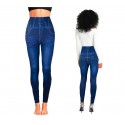 F327 Leggings térmicos efecto denim mod. Hera con interior de felpa azul F327 Leggings térmicos efecto denim mod. Hera con interior de felpa azul