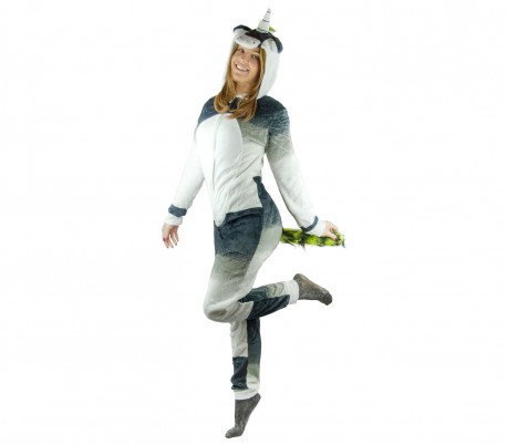 B1840 Pijama de felpa entero COSPLAY UNISEX mod. UNICORNO talla de la XS a XXL