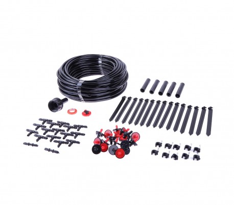 801001 Kit de micro irrigación 71 PZ GARDEN con manguera de 23 mtrs