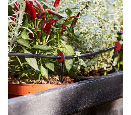 801001 Kit de micro irrigación 71 PZ GARDEN con manguera de 23 mtrs