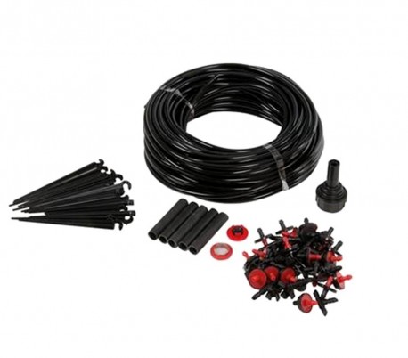 801001 Kit de micro irrigación 71 PZ GARDEN con manguera de 23 mtrs
