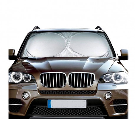 800240 Parasol WISDOM para parabrisas 150x70 cm anti UV y calor