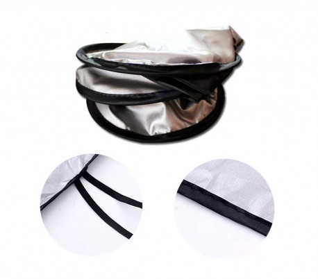 800240 Parasol WISDOM para parabrisas 150x70 cm anti UV y calor