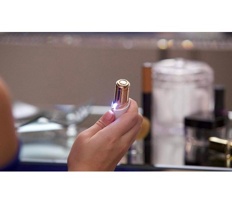 Depilador facial en forma de pintalabios elimina los pelos sin dolor y rápido