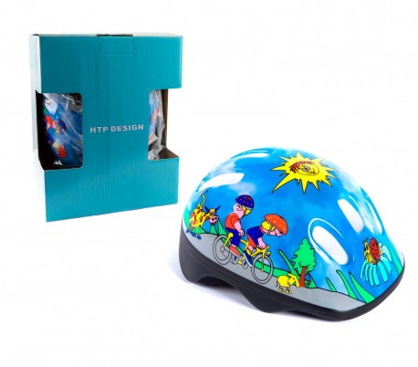 Casco HTP DESIGN para niñas LADY MV6 2 con ajuste sencillo 52/56 cm