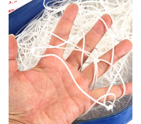 Juego de 2 redes para fútbol de 2,5 x 2,4 metros en polietileno resistente a UV