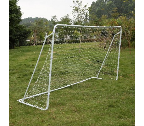 Juego de 2 redes para fútbol de 2,5 x 2,4 metros en polietileno resistente a UV