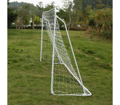 Juego de 2 redes para fútbol de 2,5 x 2,4 metros en polietileno resistente a UV