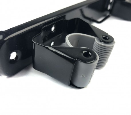 748166 Soporte para escoba recogedor y fregona 3 espacios colgador de cocina