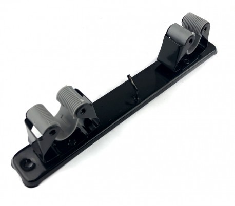 748166 Soporte para escoba recogedor y fregona 3 espacios colgador de cocina