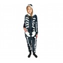 B1822 Pijama Unisex Cosplay ESQUELETO para niños de 4 a 14 años