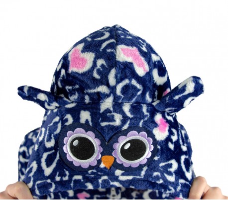 B1717 Pijama entero para niños de felpa modelo BHÚO UNISEX 4 a 14 años