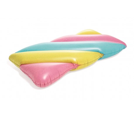 43159 Colchoneta inflable gigante en forma de PIÑA BESTWAY 174 x 96 cm