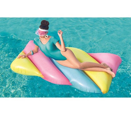 43159 Colchoneta inflable gigante en forma de PIÑA BESTWAY 174 x 96 cm