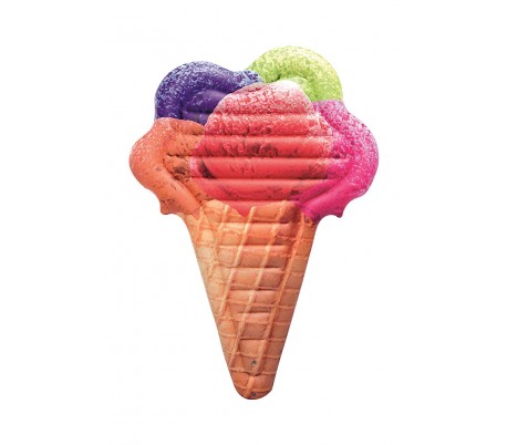 43161 Colchoneta inflable gigante forma de HELADO BESTWAY 180 x 0,72 cm