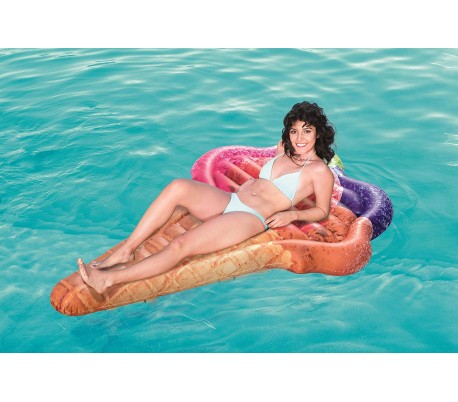 43161 Colchoneta inflable gigante forma de HELADO BESTWAY 180 x 0,72 cm