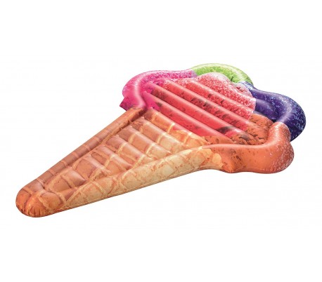 43161 Colchoneta inflable gigante forma de HELADO BESTWAY 180 x 0,72 cm