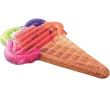 43161 Colchoneta inflable gigante forma de HELADO BESTWAY 180 x 0,72 cm