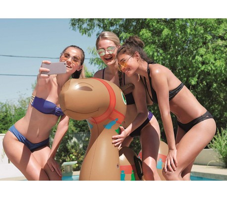 43183 Colchoneta inflable gigante forma de CONO DE HELADO BESTWAY 188x130 cm