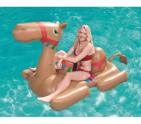 43183 Colchoneta inflable gigante forma de CONO DE HELADO BESTWAY 188x130 cm