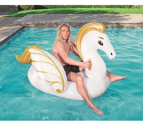 41125 Colchoneta inflable gigante forma de CAMELLO BESTWAY 221 x 132 cm