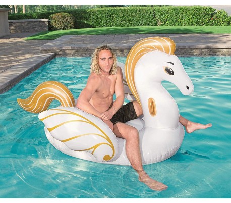 41125 Colchoneta inflable gigante forma de CAMELLO BESTWAY 221 x 132 cm