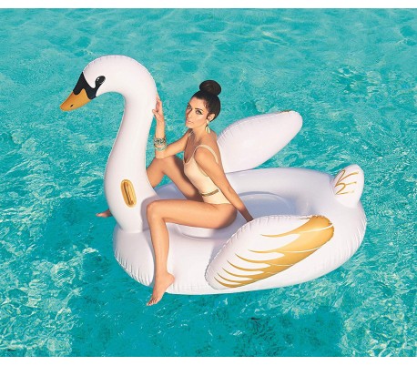 41118 Colchoneta inflable gigante forma de luxury pegaso BESTWAY 231 x 150 cm