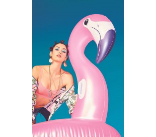 41120 Colchoneta inflable gigante forma de luxury cisne BESTWAY 169 x 169 cm