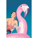 41120 Colchoneta inflable gigante forma de luxury cisne BESTWAY 169 x 169 cm