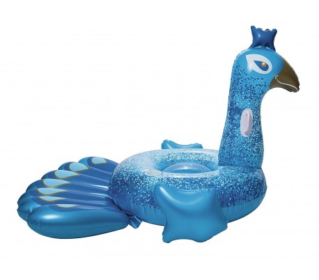 41119 Colchoneta inflable gigante forma de luxury flamenco BESTWAY 173 x 170 cm