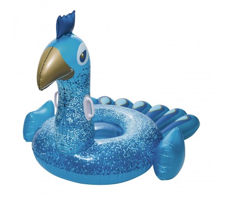 41119 Colchoneta inflable gigante forma de luxury flamenco BESTWAY 173 x 170 cm