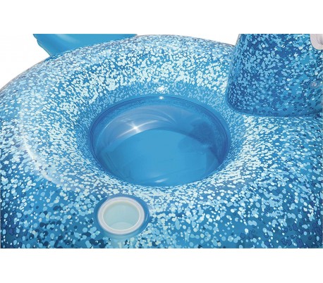 41119 Colchoneta inflable gigante forma de luxury flamenco BESTWAY 173 x 170 cm