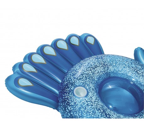 41119 Colchoneta inflable gigante forma de luxury flamenco BESTWAY 173 x 170 cm