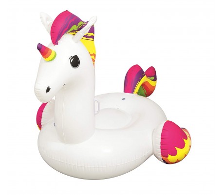 41101 Cavalgable inflable gigante forma de Pavo Real BESTWAY 198 x 164 cm