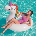 36124 Flotador inflable gigante forma de Cisne BESTWAY 165 x 117cm Blanco o Rosa