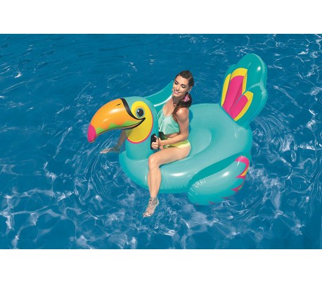 41113 Cavalgable inflable gigante forma de Unicornio BESTWAY 224 x 164 cm