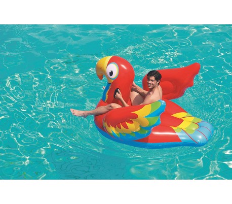 41126 Cavalgable inflable gigante forma de Tucán BESTWAY 207 x 150 cm