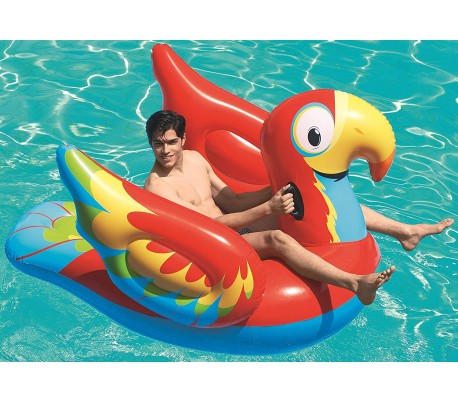 41126 Cavalgable inflable gigante forma de Tucán BESTWAY 207 x 150 cm