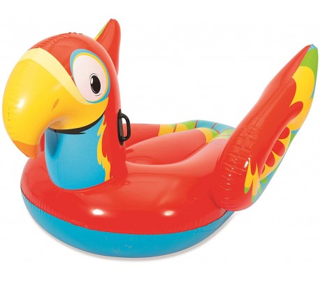 41126 Cavalgable inflable gigante forma de Tucán BESTWAY 207 x 150 cm