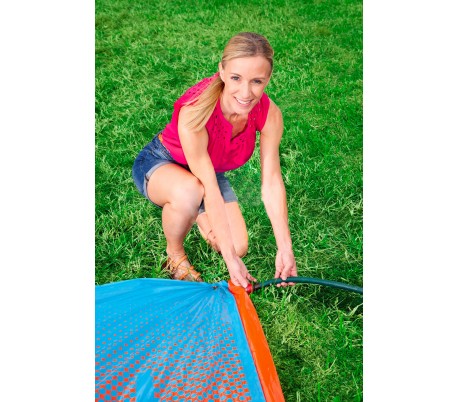 52264 Tobogán inflable acuático doble con spray H2OGO1! 3+ años 549 cm