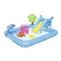 53052 Play center BESTWAY acuario con rociador de agua 239x206x86 animales