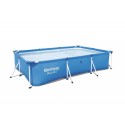 56404 Piscina BESTWAY steel pro fame rectangular 300x201x66 cm. 3,300 lt.