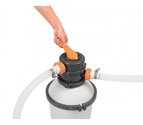 58515 Bomba de filtración BESTWAY de arena para la piscina flowclear 2.006 l / h