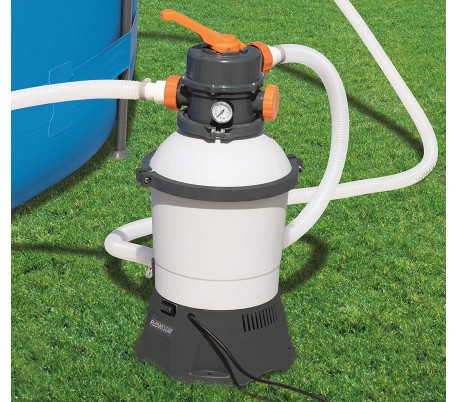 58515 Bomba de filtración BESTWAY de arena para la piscina flowclear 2.006 l / h