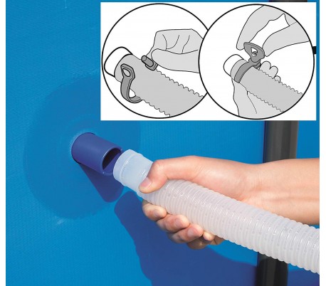 58515 Bomba de filtración BESTWAY de arena para la piscina flowclear 2.006 l / h