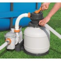 58495 Bomba de filtración BESTWAY de arena para la piscina flowclear 3.785 l/h